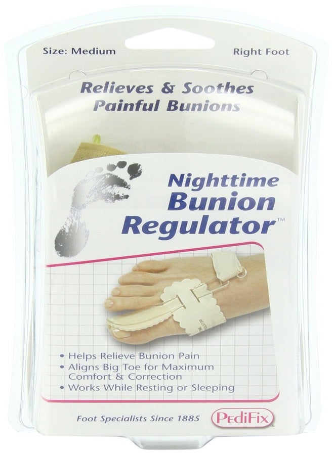 PediFix Nighttime Bunion Regulator, Right Foot, Medium - Image 1
